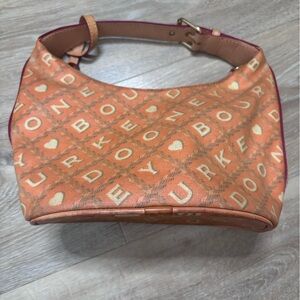 Dooney & Bourke Y2K Logo Shoulder Bag | Mini Hobo Purse